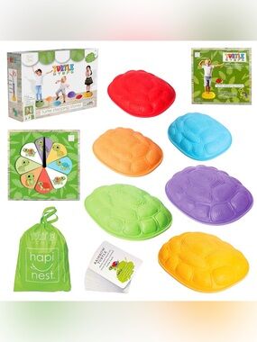 NIB - Hapinest Turtle Balance Stepping Stones for Kids